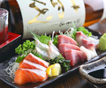 【2時間飲み放題付】Jコース（全5品）3,300円　この値段でお造りが付いたコース